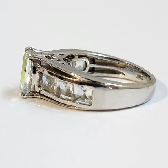 VTG NIB 925 Mercury Mystic Topaz Aurora Borealis Ring Size 7 - Picture 7 of 15